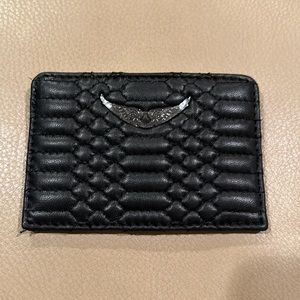 Zadig & Voltaire Pass Card Holder- Noir